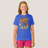Sesamstraat | Mecha Builders gaan Mecha Giant. T-shirt (Voorkant volledig)