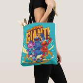 Sesamstraat | Mecha Builders gaan Mecha Giant. Tote Bag (Dichtbij)