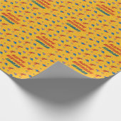 Sesamstraat | Mecha Builders | Jouw namen toevoege Cadeaupapier (Hoek)