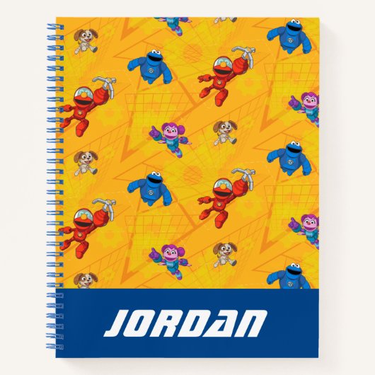 Sesamstraat | Mecha Builders | Naam toevoegen Notitieboek (Voorkant)