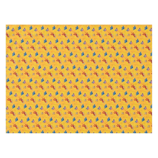 Sesamstraat | Mecha Builders Pattern Tafelkleed (Voorkant (Horizontaal))