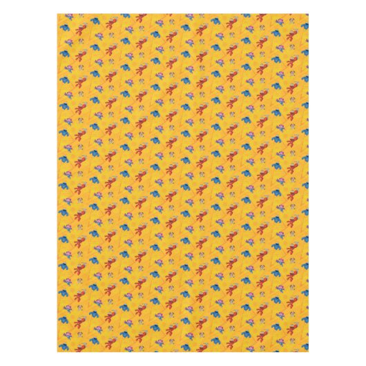 Sesamstraat | Mecha Builders Pattern Tafelkleed (Voorkant)