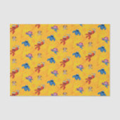 Sesamstraat | Mecha Builders Pattern Tissuepapier (Voorkant)