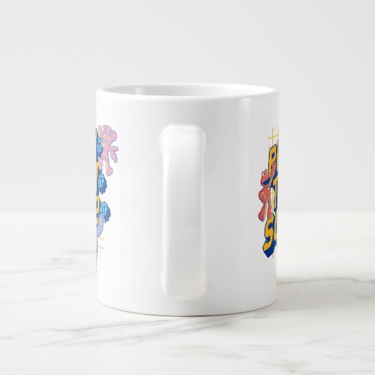 Sesamstraat | Mecha Builders Plan Test Solve Grote Koffiekop (Achterkant)