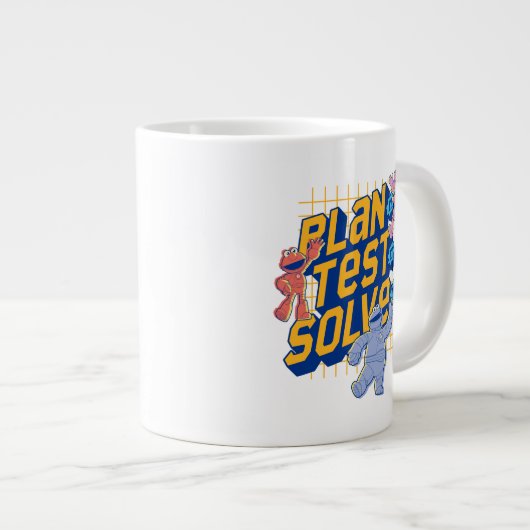 Sesamstraat | Mecha Builders Plan Test Solve Grote Koffiekop (Voorkant rechts)