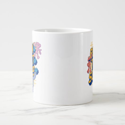 Sesamstraat | Mecha Builders Plan Test Solve Grote Koffiekop (Voorkant)