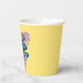 Sesamstraat | Mecha Builders Plan Test Solve Papieren Bekers (Achterkant)