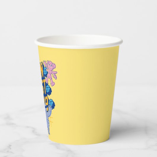 Sesamstraat | Mecha Builders Plan Test Solve Papieren Bekers (Achterkant)