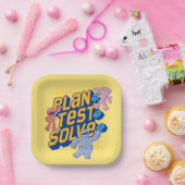 Sesamstraat | Mecha Builders Plan Test Solve Papieren Bordje (Feest)