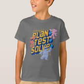 Sesamstraat | Mecha Builders Plan Test Solve T-shirt (Voorkant)