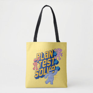 Sesamstraat Mecha Builders Plan Test Solve Tote Bag