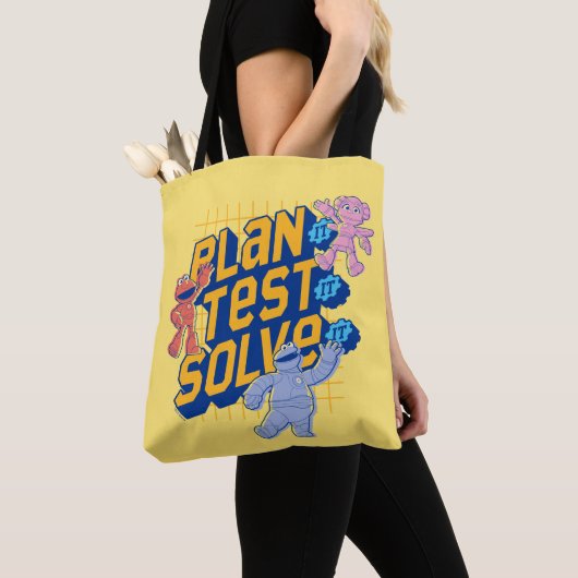 Sesamstraat | Mecha Builders Plan Test Solve Tote Bag (Dichtbij)