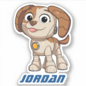 Sesamstraat | Mecha Builders Tango Add Jouw naam Sticker (Voorkant)