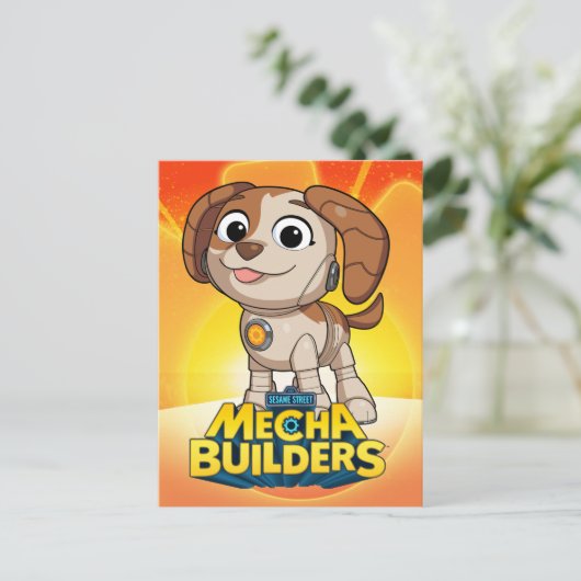 Sesamstraat | Mecha Builders Tango Briefkaart (Staand voorkant)