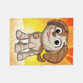 Sesamstraat | Mecha Builders Tango Fleece Deken (Voorkant (Horizontaal))