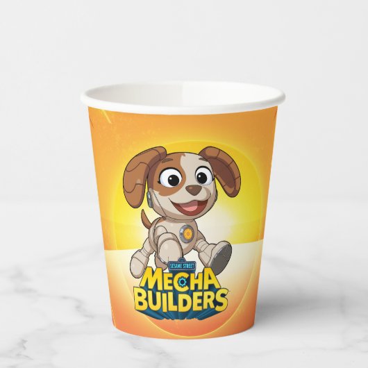 Sesamstraat | Mecha Builders Tango in Action Papieren Bekers (Links)