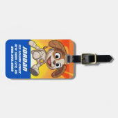 Sesamstraat | Mecha Builders Tango | Naam toevoege Bagagelabel (Voorkant horizontaal)