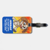 Sesamstraat | Mecha Builders Tango | Naam toevoege Bagagelabel (Achterkant horizontaal)