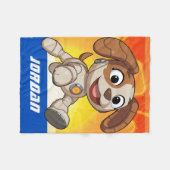 Sesamstraat | Mecha Builders Tango | Naam toevoege Fleece Deken (Voorkant (Horizontaal))