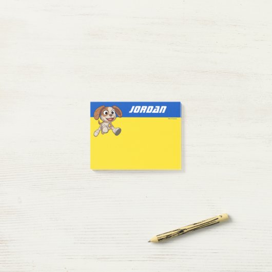 Sesamstraat | Mecha Builders Tango | Naam toevoege Post-it® Notes (Op bureau)