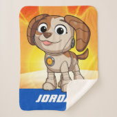 Sesamstraat | Mecha Builders Tango | Naam toevoege Sherpa Deken (Voorkant)