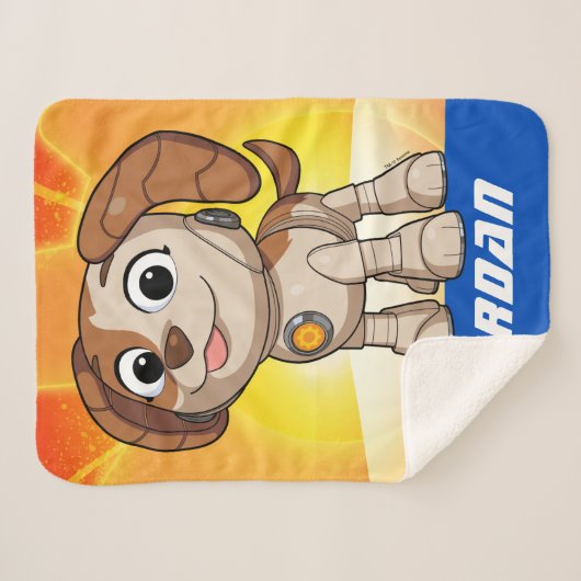 Sesamstraat | Mecha Builders Tango | Naam toevoege Sherpa Deken (Voorkant (horizontaal))