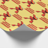 Sesamstraat | Mecha Elmo | Jouw namen toevoegen Cadeaupapier (Hoek)