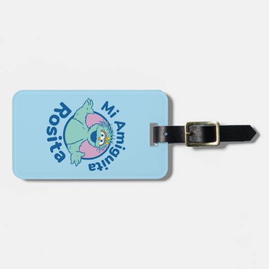 Sesamstraat | Mi Amiguita Rosita Bagagelabel (Voorkant horizontaal)