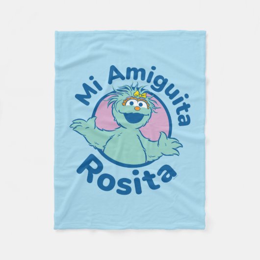 Sesamstraat | Mi Amiguita Rosita Fleece Deken (Voorkant)