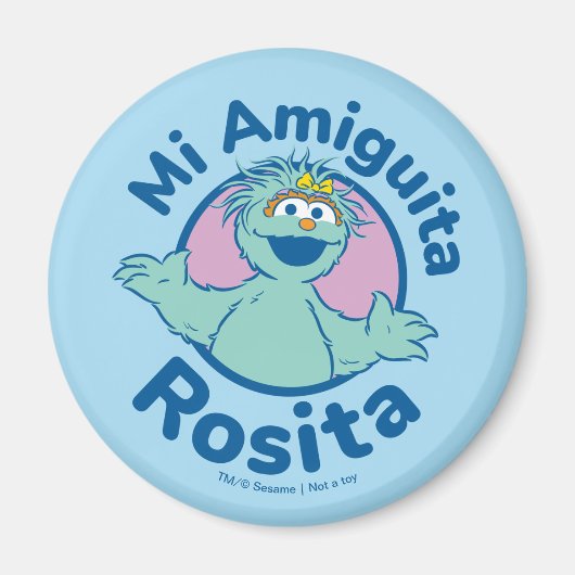 Sesamstraat | Mi Amiguita Rosita Magneet (Voorkant)