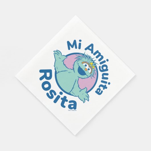 Sesamstraat | Mi Amiguita Rosita Servet (Hoek)