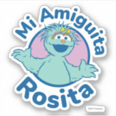 Sesamstraat | Mi Amiguita Rosita Sticker (Voorkant)