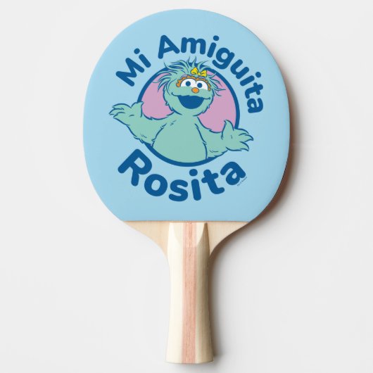 Sesamstraat | Mi Amiguita Rosita Tafeltennisbatje (Voorkant)