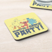 Sesamstraat | Monster Dance Party Bier Onderzetter (Linkerzijde)