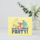Sesamstraat | Monster Dance Party Briefkaart (Staand voorkant)