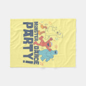 Sesamstraat | Monster Dance Party Fleece Deken (Voorkant (Horizontaal))