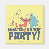 Sesamstraat | Monster Dance Party Magneet (Voorkant)