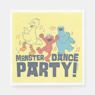 Sesamstraat   Monster Dance Party Servet