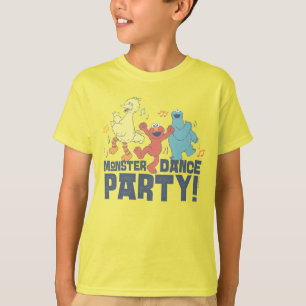 Sesamstraat Monster Dance Party T-shirt