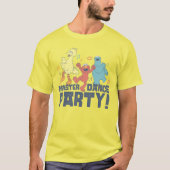 Sesamstraat | Monster Dance Party T-shirt (Voorkant)