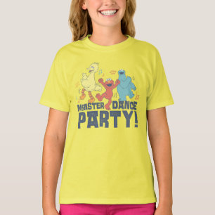 Sesamstraat   Monster Dance Party T-shirt