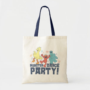 Sesamstraat Monster Dance Party Tote Bag