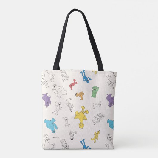 Sesamstraat | Monster Dance Party Tote Bag (Achterkant)