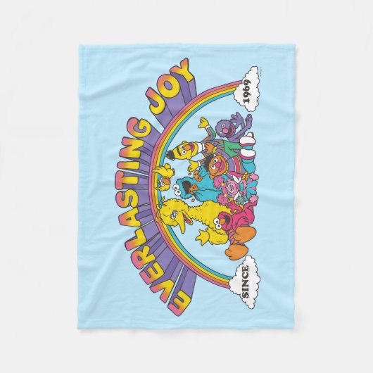 Sesamstraat | Mount Everduurzame Joy sinds 1969 Fleece Deken (Voorkant)