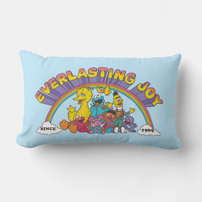 Sesamstraat | Mount Everduurzame Joy sinds 1969 Kussen (Voorkant)