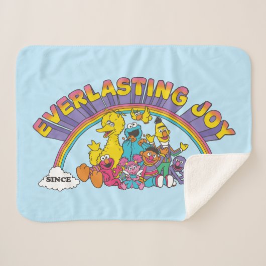 Sesamstraat | Mount Everduurzame Joy sinds 1969 Sherpa Deken (Voorkant (horizontaal))