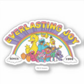 Sesamstraat | Mount Everduurzame Joy sinds 1969 Sticker (Voorkant)