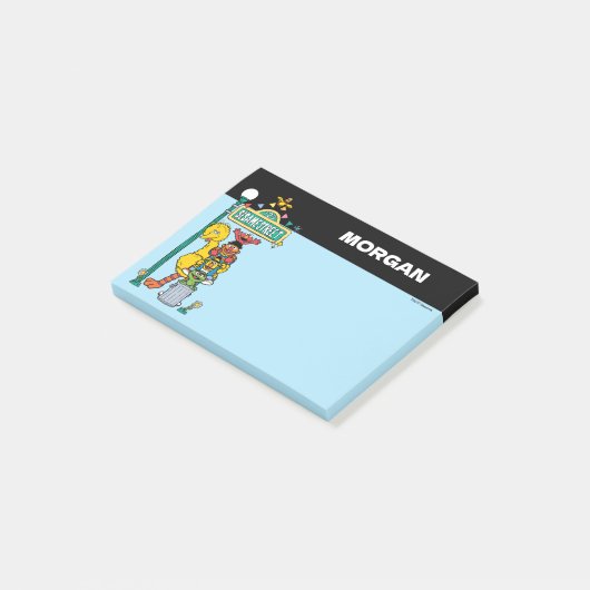 Sesamstraat | Naam toevoegen Post-it® Notes (Schuin)