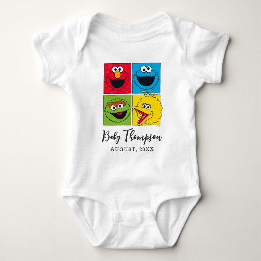  Sesamstraat | Nieuwe baby Romper (Voorkant)