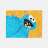 Sesamstraat | NOM NOM Cookie Monster Fleece Deken (Voorkant (Horizontaal))